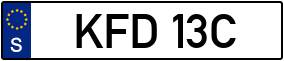 Truck License Plate